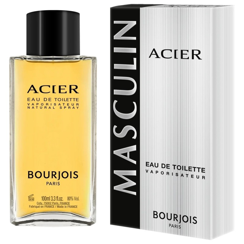 Bourjois Masculin Acier Eau de Toilette Homme - 100ml