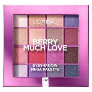 L'Oréal Paris Berry Much Love Méga Palette Ombres à Paupières - 16 Teintes