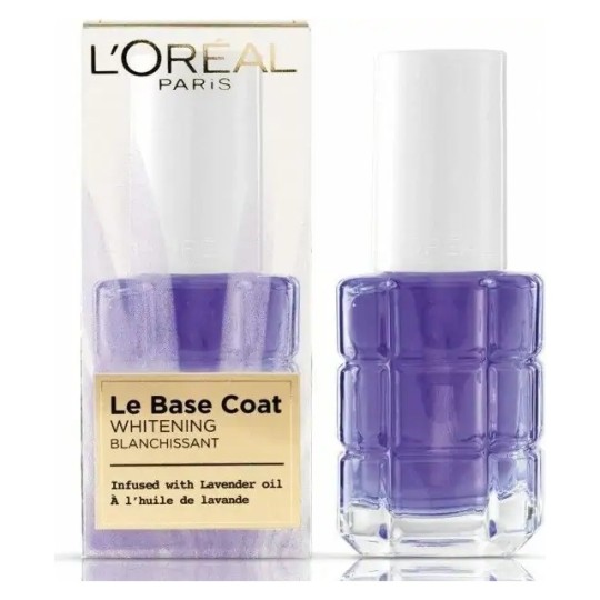 L'Oréal Paris Color Riche Base Coat Blanchissant - Infusé à l'Huile de Lavande - 10ml
