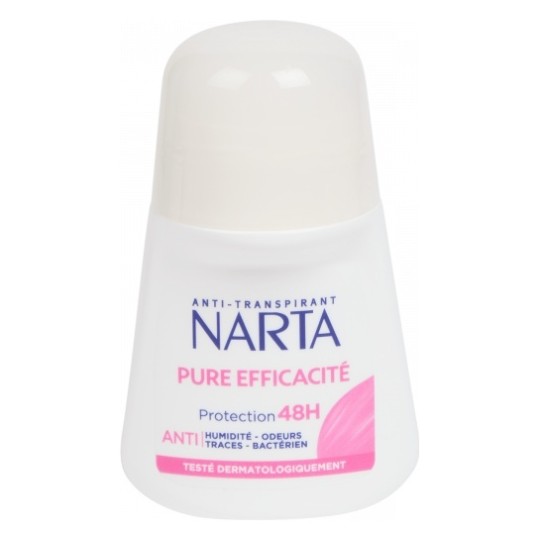 Narta Pure Efficacité Déodorant Roll-On - Protection 48h - 50ml