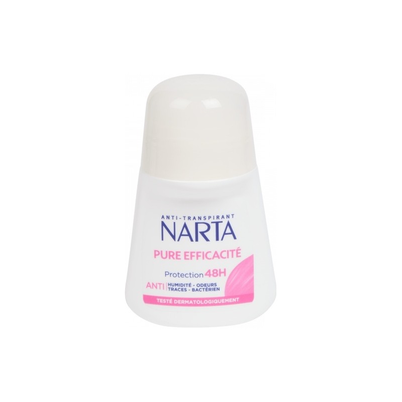 Narta Pure Efficacité Déodorant Roll-On - Protection 48h - 50ml