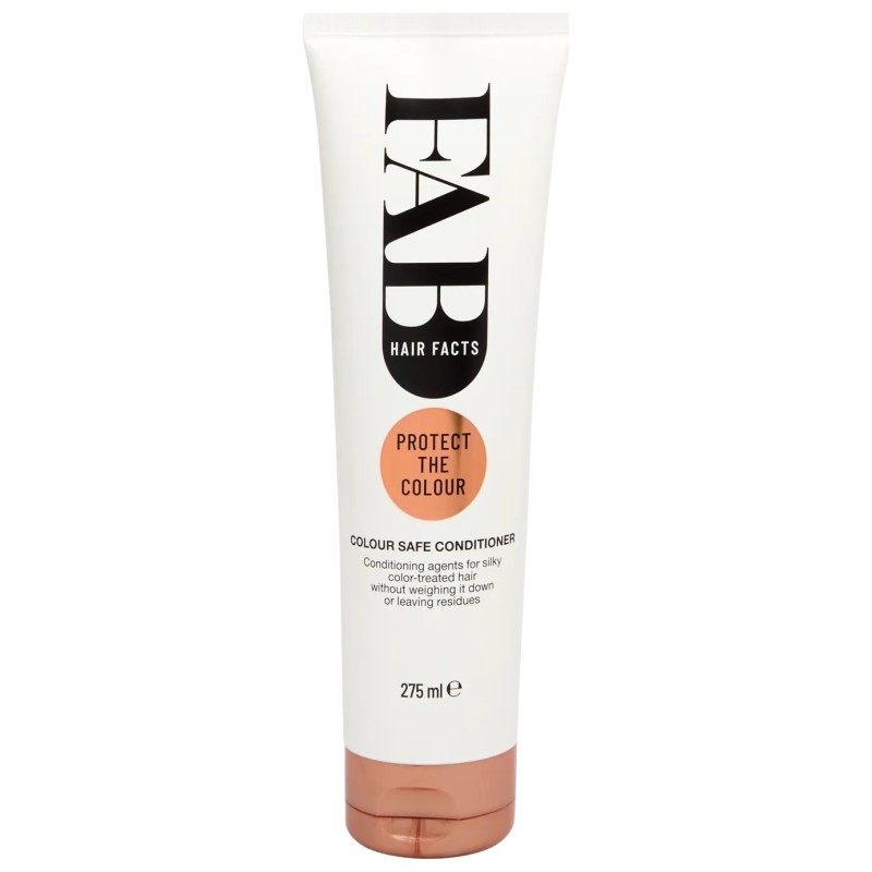 Fab Hair Facts Protect The Colour Après-Shampoing - Cheveux Colorés - 275ml - Cuivre