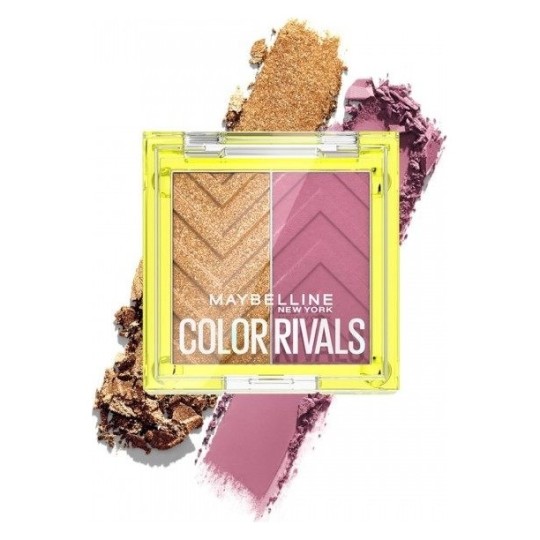 Maybelline New York Color Rivals Palette d'Ombres à Paupières - Assertive X Coy - 3g