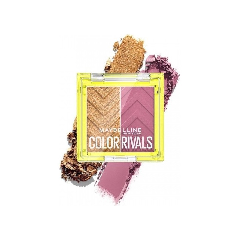 Maybelline New York Color Rivals Palette d'Ombres à Paupières - Assertive X Coy - 3g