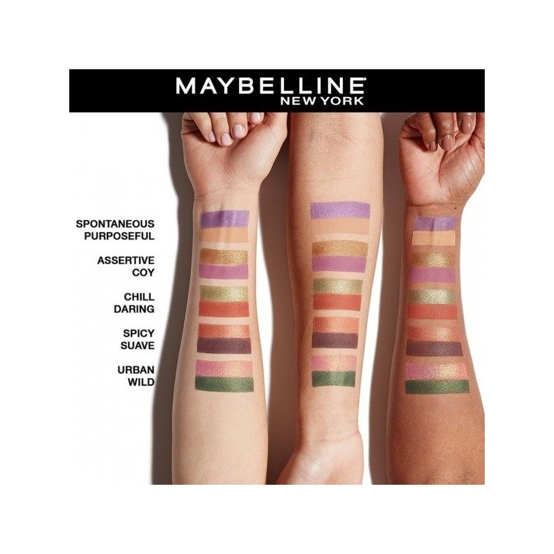 Maybelline New York Color Rivals Palette d'Ombres à Paupières - Assertive X Coy - 3g