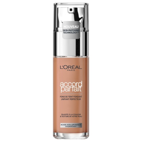 L'Oréal Paris Accord Parfait Fond de Teint Liquide Hydratant - Peau Mature - 30ml - Vanille Rosée R2