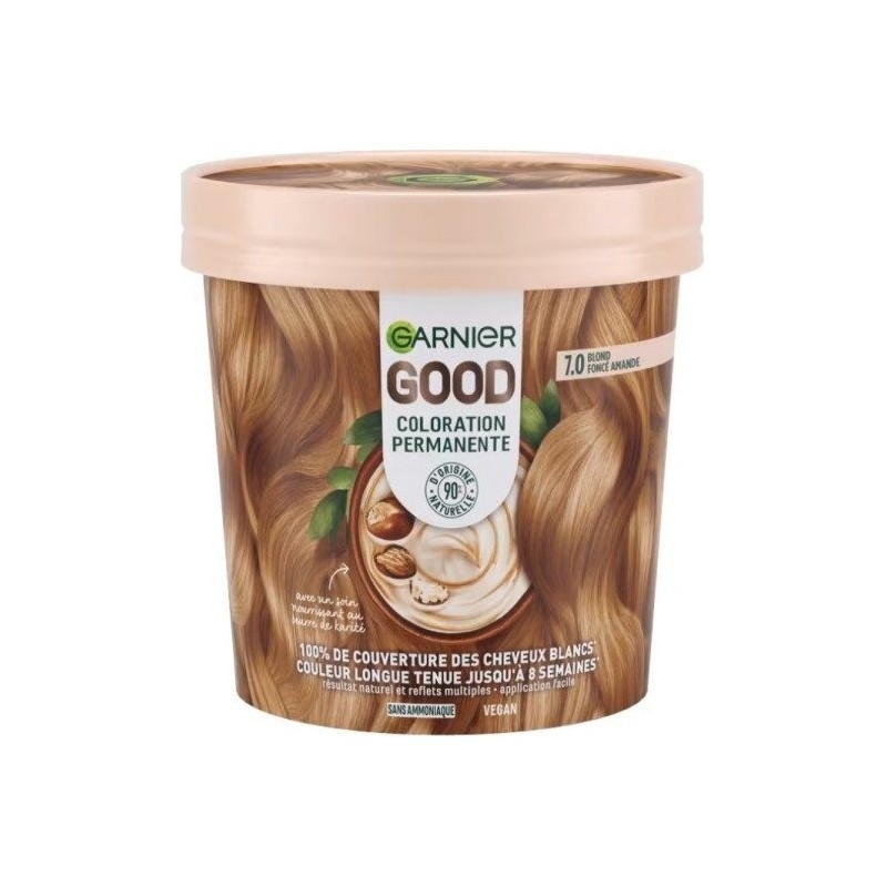 Garnier Good Permanent Hair Color - 7.0 Dark Almond Blonde