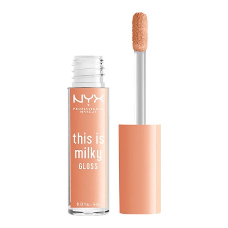 Nyx Professional Makeup This Is Milky Gloss à Lèvres Vegan - Hydratation 12h - Milk N Hunny - 4.5ml