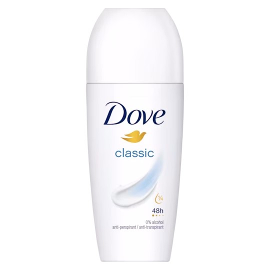 Dove Classic Roll-On Anti-Perspirant Deodorant - 50ml
