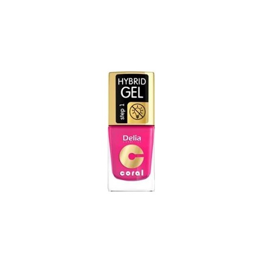 Delia Cosmetics Coral Hybrid Gel Nail Polish Vernis à Ongles - 11ml - Pink 03