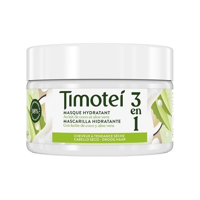 Timotei Hydrating Mask Coconut Milk & Aloe Vera - Normal To Dry Hair - 300ml