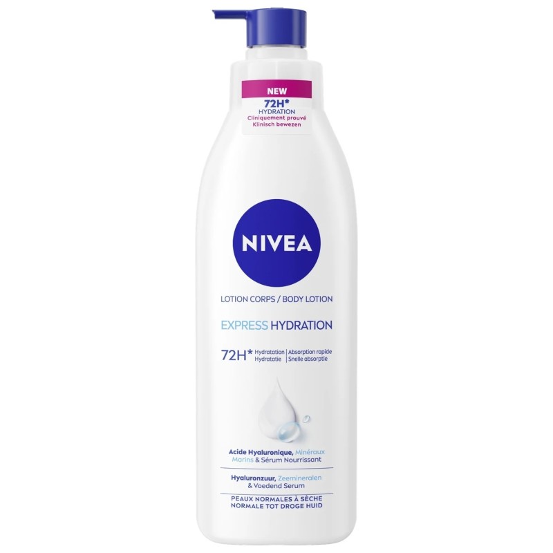 Nivea Hydratation Express Lait Corps - Peau Normale à Sèche - 400ml