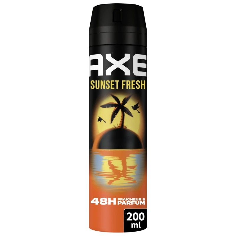Axe Suprême - Déodorant homme Sunset Fresh 48h fraîcheur et parfum 200ml l'aérosol de 200ml