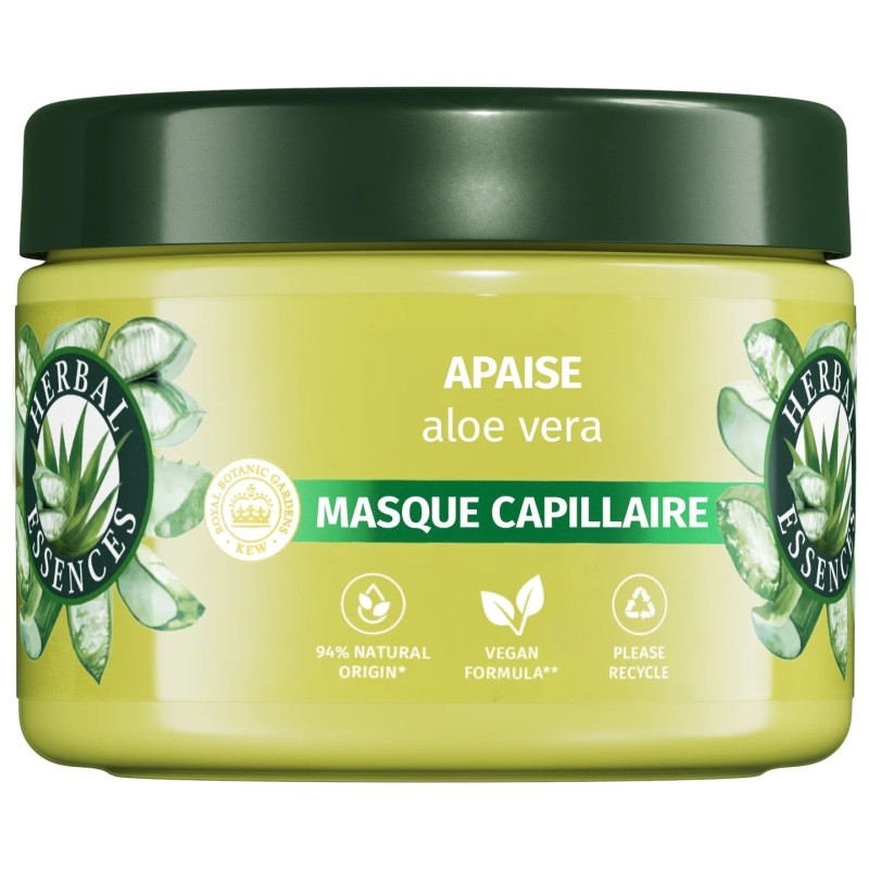 Herbal Essences Apaise Aloe Vera Masque Hydratant Cheveux Secs - 500ml