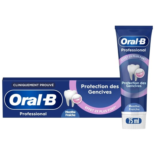 Oral-B Professional Protection Dentifrice Protection Gencives - 75ml - Menthe Fraîche