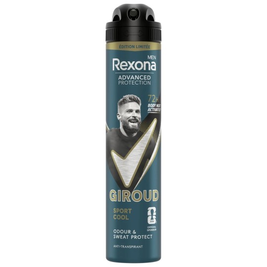 Rexona Men Sport Cool Déodorant Spray Anti-Transpirant Homme - 200ml