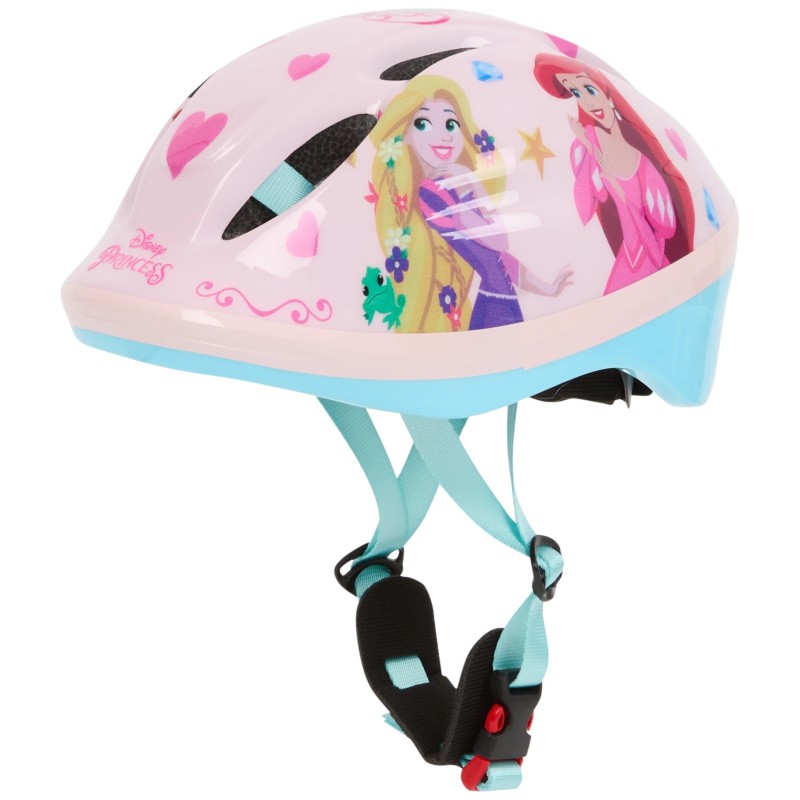 Volare 1027 Casque de Vélo Princesse Disney - Rose - 52-56 Cm