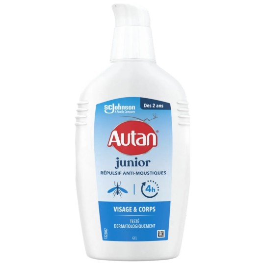 Autan Junior Gel Anti-Moustiques - Enfants Dès 24 Mois - 100ml