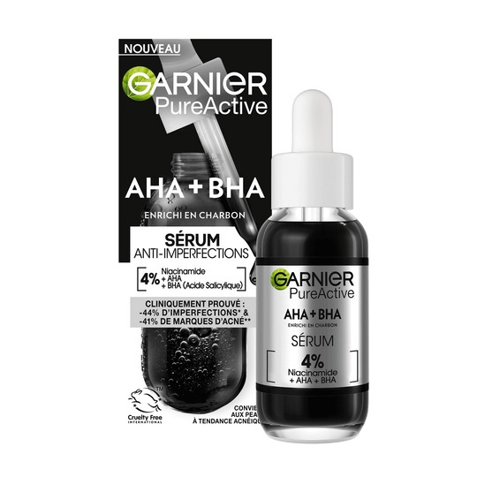 Garnier Pureactive Sérum Visage Anti-Imperfections - Peau Acnéique - 30ml