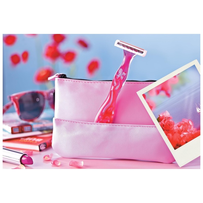 BIC Miss Soleil Rasoir Jetable Femme - 3 Lames - Lot de 8