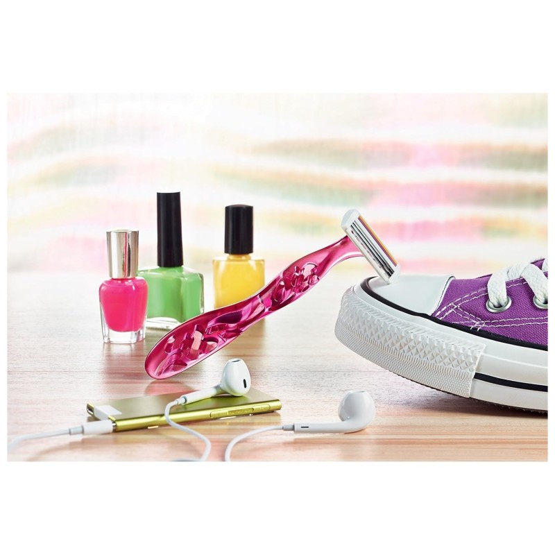 BIC Miss Soleil Rasoir Jetable Femme - 3 Lames - Lot de 8