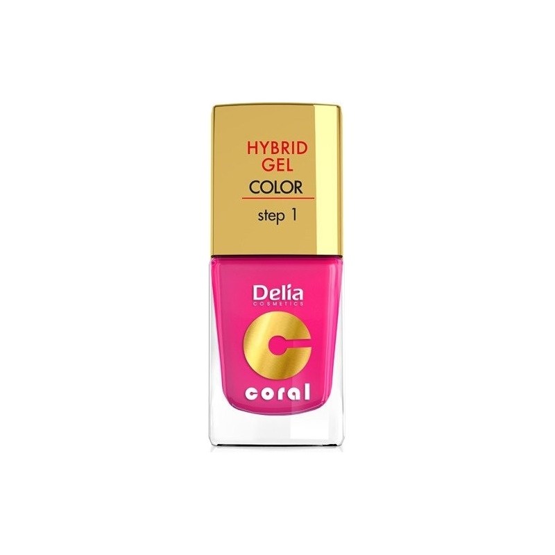 Delia Cosmetics Coral Hybrid Gel Nail Polish Vernis à Ongles - 11ml - Pink 03