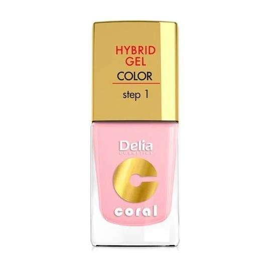 Delia Cosmetics Coral Hybrid Gel Vernis à Ongles - 11ml - Rose Pastel 04