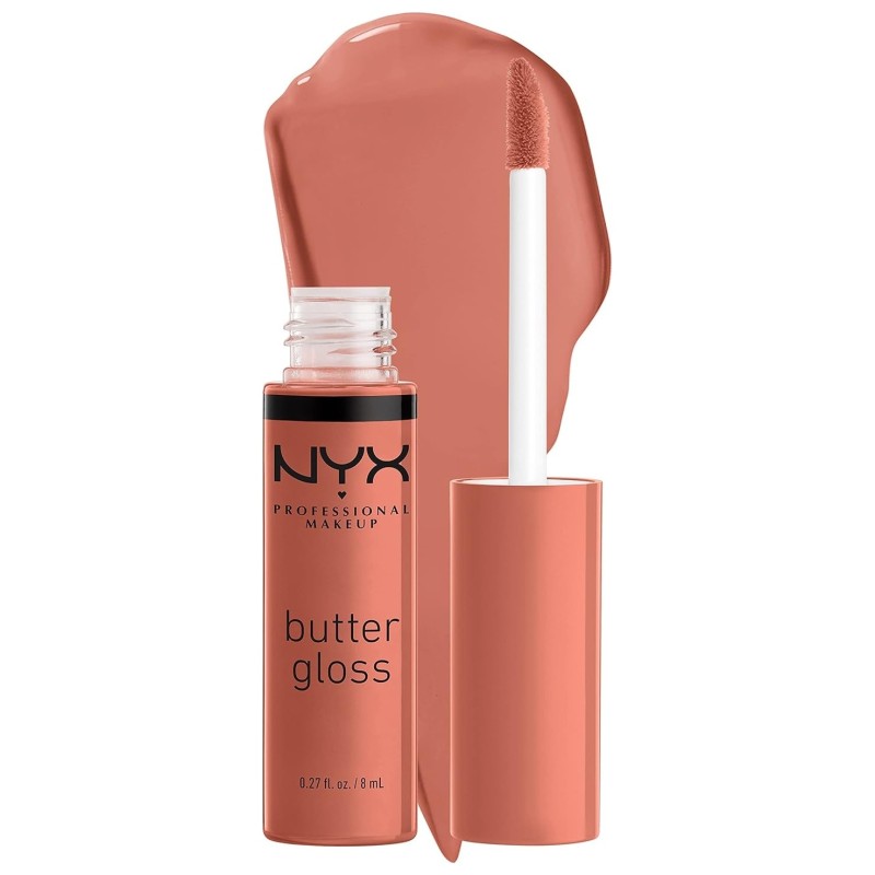 Nyx Professional Makeup Butter Gloss Bling Brillant à Lèvres Non Collant - Sugar High - Peachy Light Nude 45