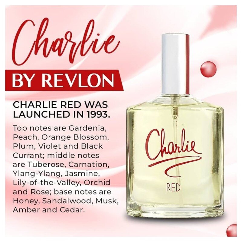 Revlon Charlie Red Eau de Toilette Vaporisateur Femme - 100ml