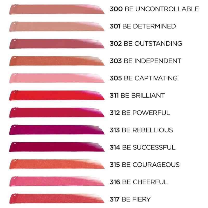 L'Oréal Paris سيجنيشر أحمر شفاه سائل بريليانت - بي كابتيفيتينج 305