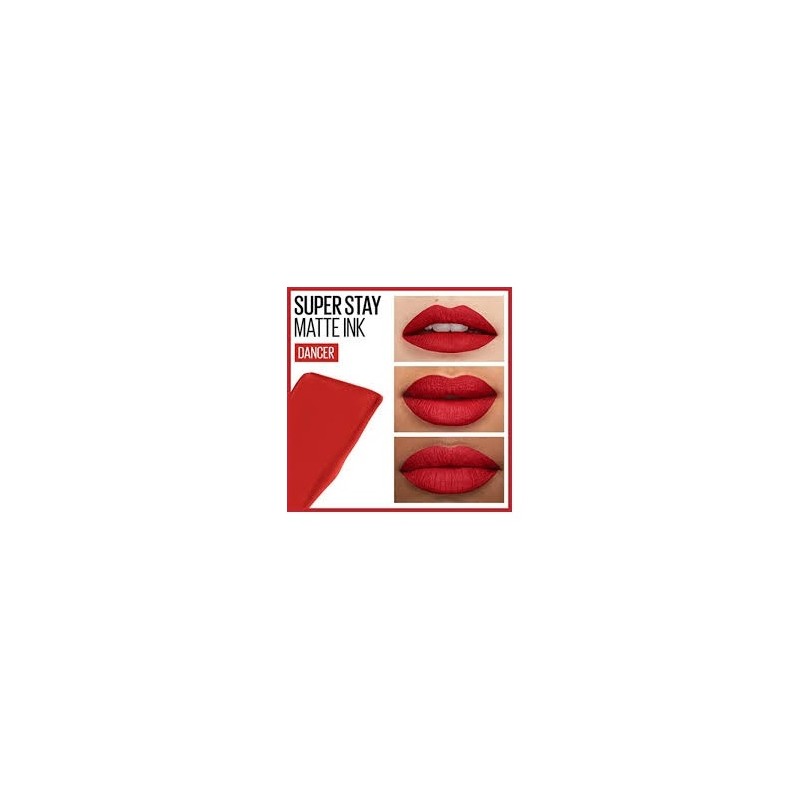 Maybelline New York Superstay Matte Ink Rouge à Lèvres - Teinte Dancer 118