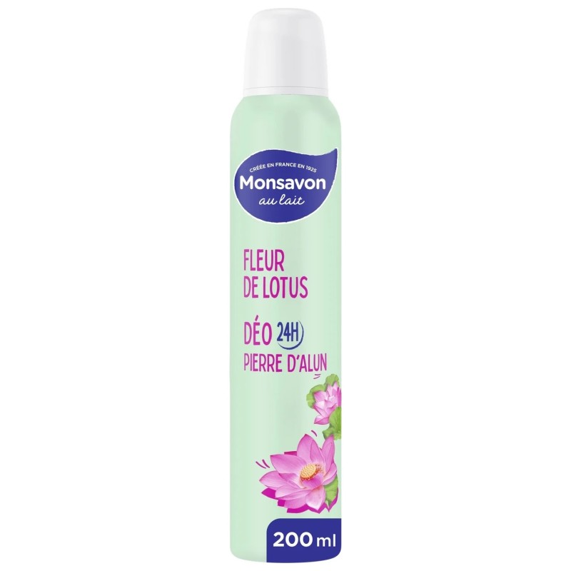 Monsavon Fleur de Lotus Déodorant Spray Anti-Transpirant - 200ml