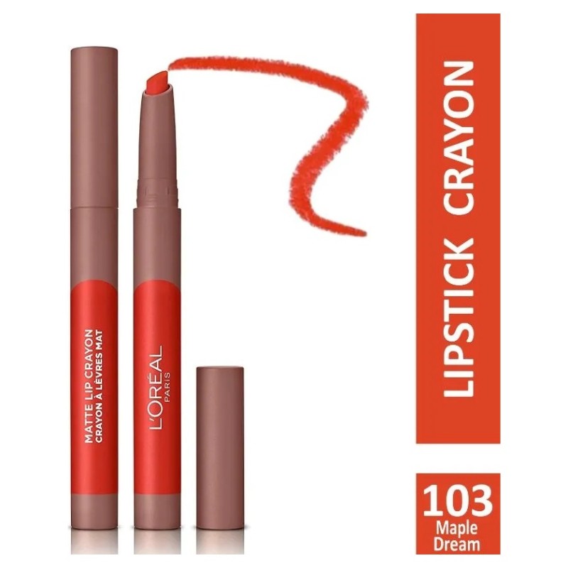 L'Oréal Paris Infaillible Matte Lip Crayon Rouge à Lèvres - 103 Maple Dream