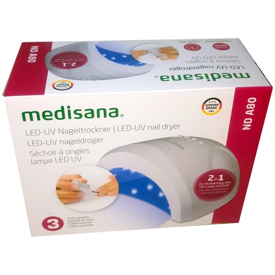 Medisana Nd A80 Lampe Led & Uv Sèche-Ongles - Blanc