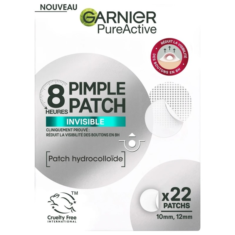 Garnier Skinactive Pureactive Patch Invisible Visage - 22 Patchs