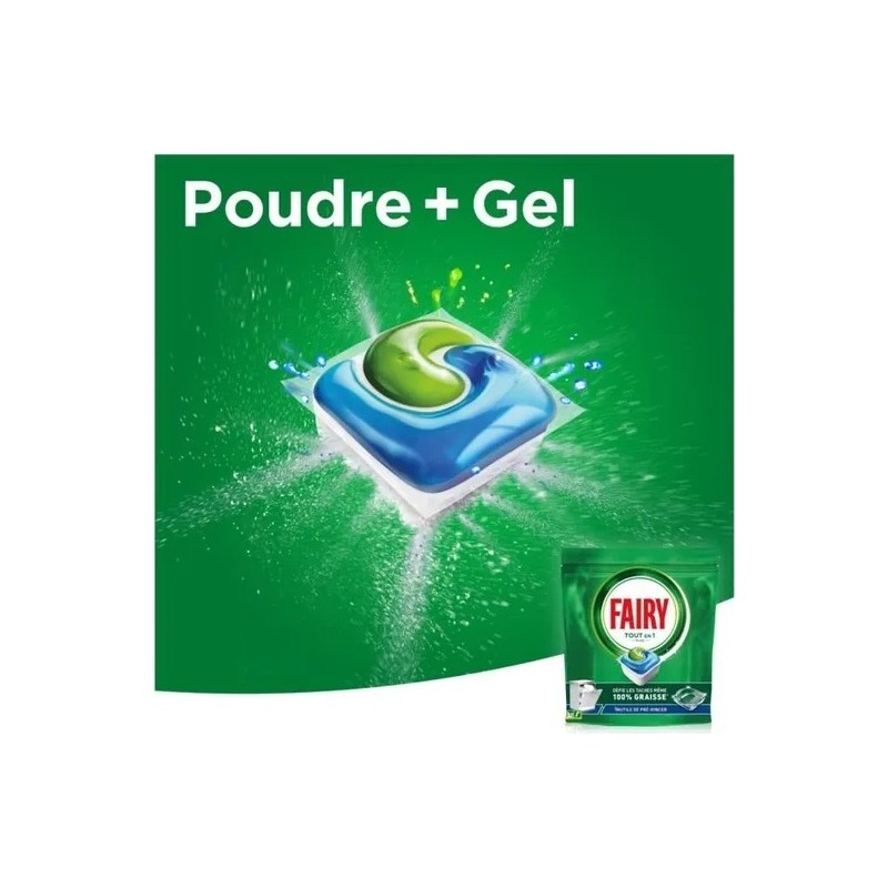 Fairy Original Tablettes Lave-Vaisselle Tout en 1 - 56 Tablettes