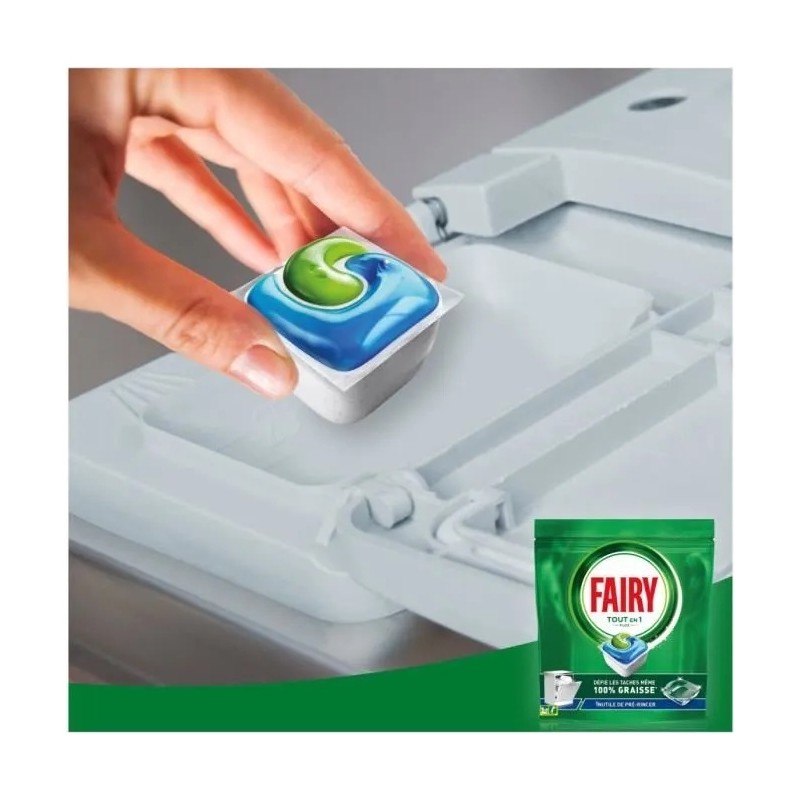 Fairy Original Tablettes Lave-Vaisselle Tout en 1 - 56 Tablettes