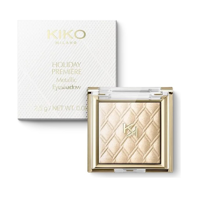 Kiko Milano Holiday Première Ombre à Paupières Métallisée - Gold Ouverture 01