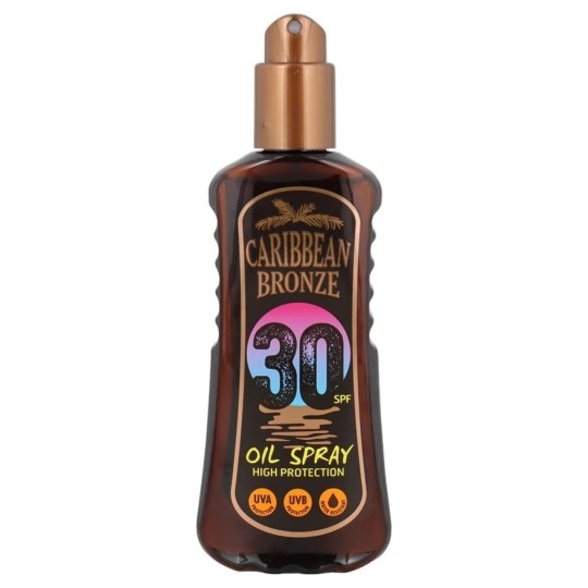 Caribbean Bronze Crème Solaire Teinté Spray Spf 30 - 200ml - Couleur Bronze