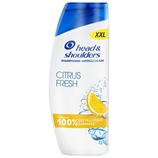 Head & Shoulders Citrus Fresh Shampoing Antipelliculaire - Cheveux Gras - 625ml