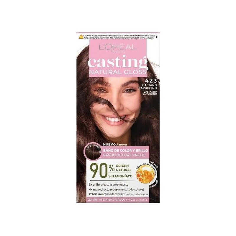 L'Oréal Paris Casting Natural Gloss Ammonia-Free Hair Color - 423 Cappuccino
