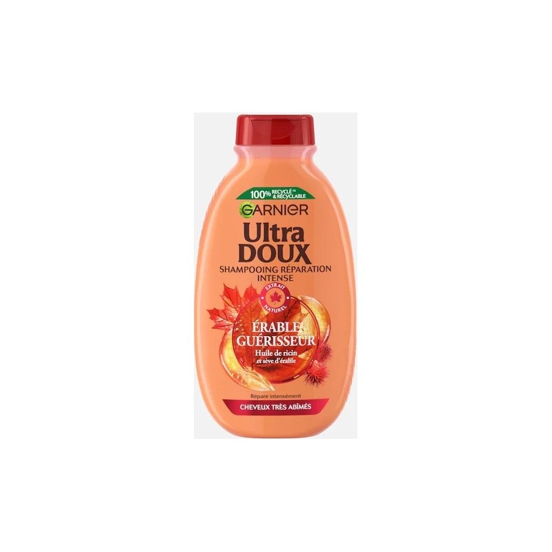 Garnier Ultra Doux Intense Repair Shampoo - Healing Maple - Very Damaged Hair - 400ml