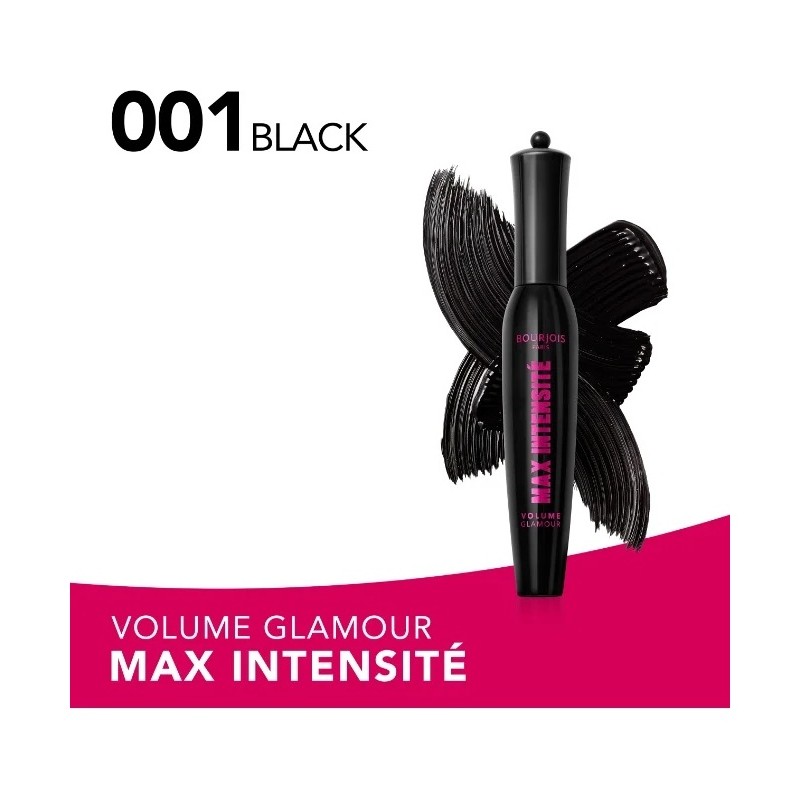 Bourjois Paris Glamour Mascara Volume Noir Max Intensité - 1 Pièce