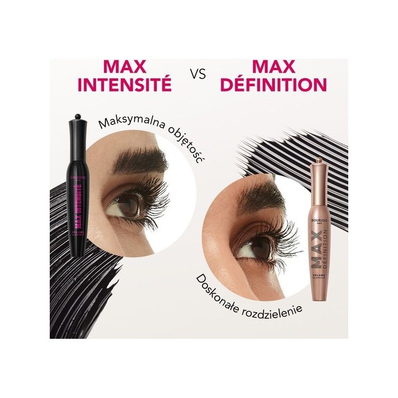 Bourjois Paris Glamour Mascara Volume Noir Max Intensité - 1 Pièce