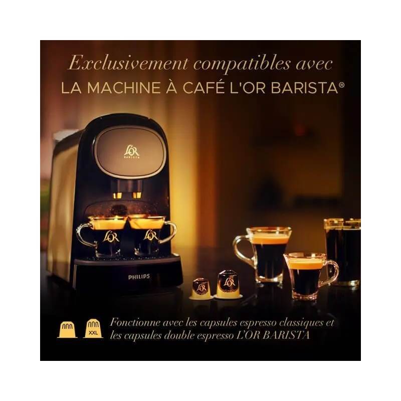 L'Or Xxl Extra Long Capsules Café - Intensité 8 - Compatible Barista - X10