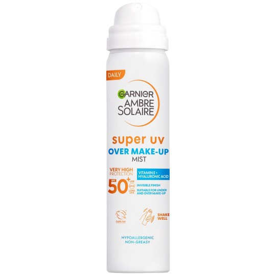 Garnier Ambre Solaire Super Uv Brume Visage Spf 50 - 75ml