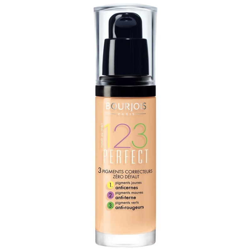 Bourjois Paris 123 Perfect كريم أساس سائل - 30مل - بيج 54
