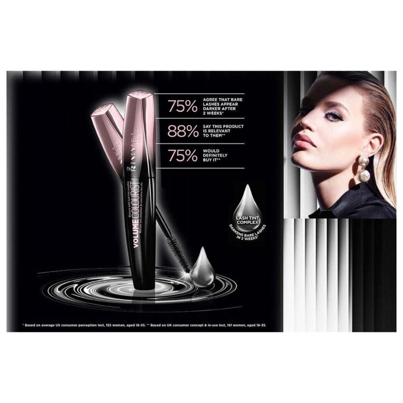 Rimmel Colourist Mascara Volume - 001