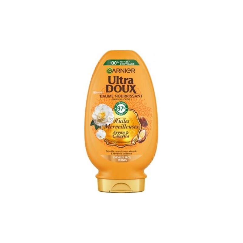 Garnier Ultra Doux Nourishing Conditioner Balm - Dry Hair - Argan & Camellia Oils - 250ml
