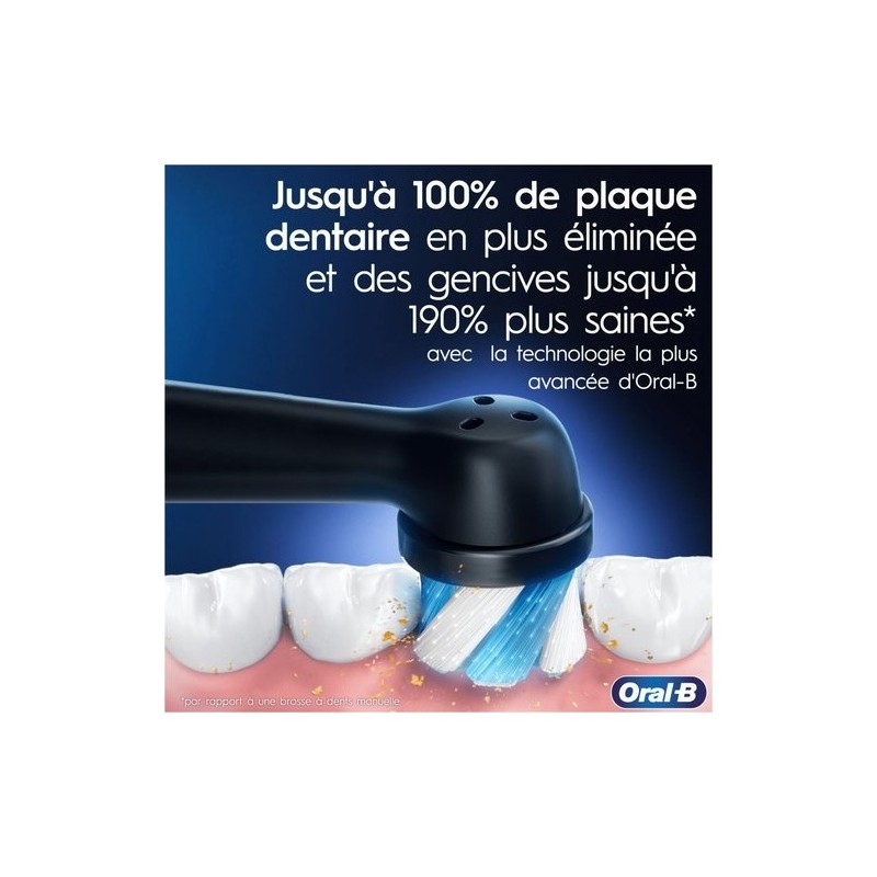 Oral-B Series 2 iO فرشاة أسنان كهربائية - مستشعر الضغط - أسود